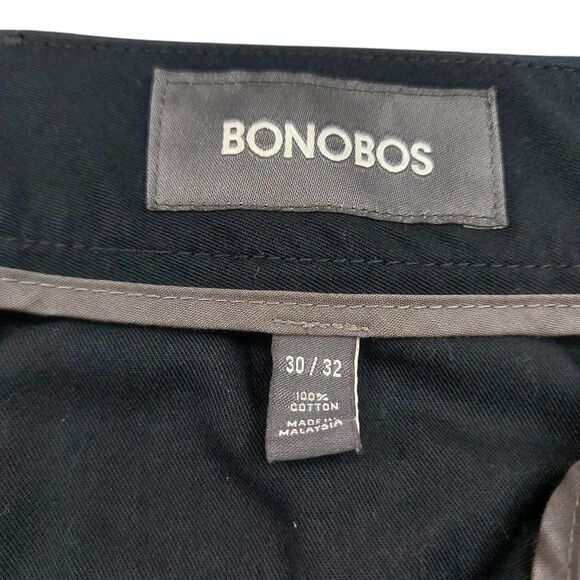Bonobos Weekday Warrior Pants Monday Mens 30x32 Navy Slim Straight Flat Front - Picture 11 of 11